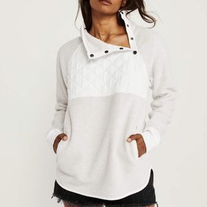 NWOT Asymmetrical Zip Fleece Jacket